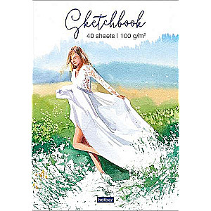 Premium Блокнот SketchBook 40л А5ф без линовки 100г/кв.м Красота мгновения