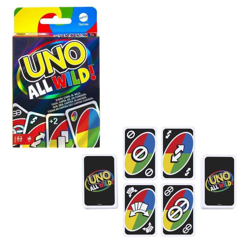 Настольная игра - UNO ALL WILD! карты