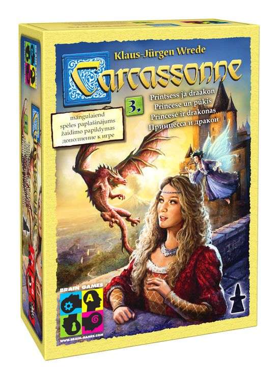 Настольная игра - Carcassonne. Принцесса и дракон (доп 3)