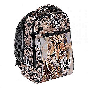 Рюкзак 44x21x29см, 540гр, 18 L ErichKrause Ergo Lin Urban Wild Cat