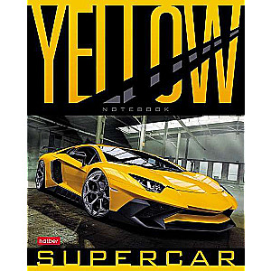 Тетрадь 48л А5 клетка - YELLOW supercar