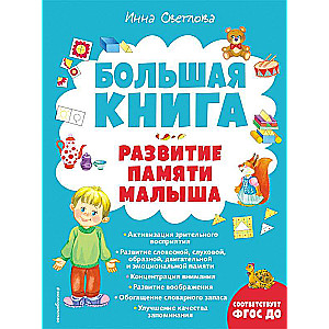 Большая книга. Развитие памяти малыша с ил.