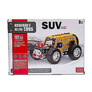 Конструктор - Assembly Alloy Toys SUV 132 деталей.