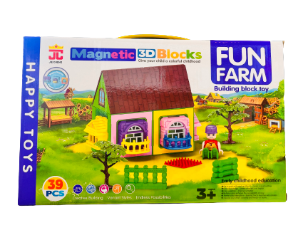 Магнитный конструктор 39дет. Fun Farm