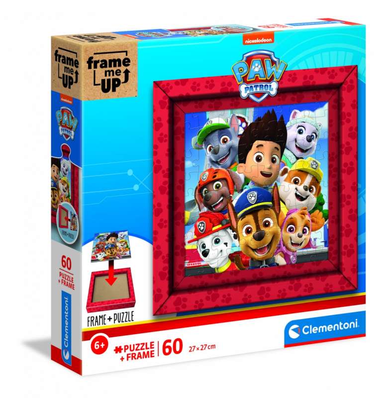 Пазл 60 CLEMENTONI Paw Patrol в рамке