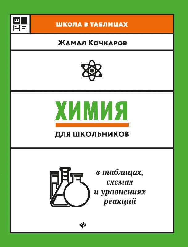 Химия для школьников в таблицах,схемах и уравнениях реакций