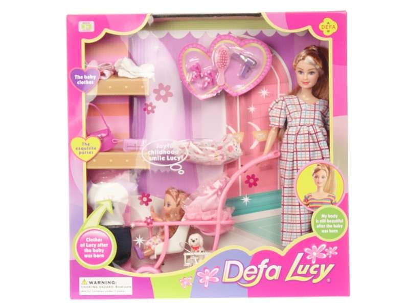 Кукла с аксессуарами Defa Lucy Мама с ребенком