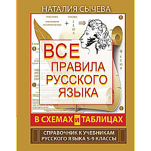 Все правила русского языка в схемах и таблицах. 5 - 9 классы