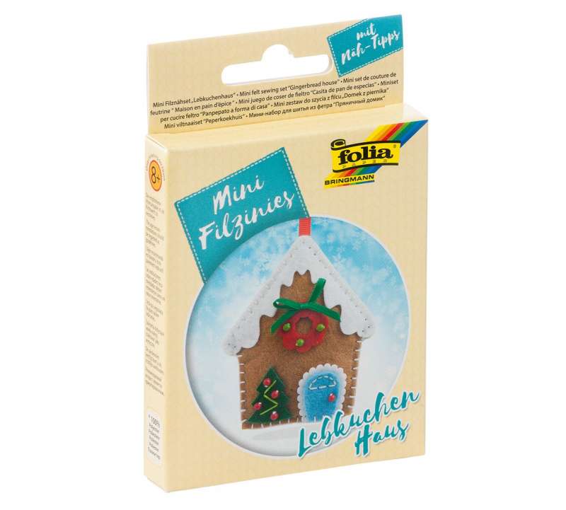 Мини набор для шитья из фетра 9x10см FOLIA HOUSE