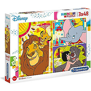 Пазл CLEMENTONI Disney Classic 3x48 деталей