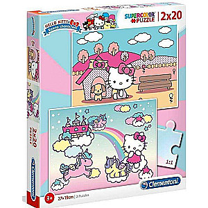 Пазл CLEMENTONI Hello Kitty 2x20 деталей