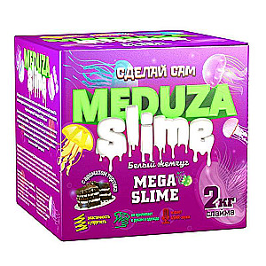 Юный химик  набор для опытов и экспериментов Meduza Slime. Белый жемчуг