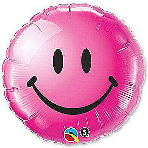 Balon foliowy 18 Smile szkarłatny