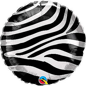 Balon foliowy 18 Zebra