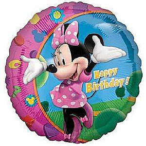 Balon Foliowy 18 ''Minnie Wszystkiego Najlepszego''