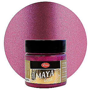 Блестящяя металлическая краска  VIVA Maya Gold 45мл - Magenta