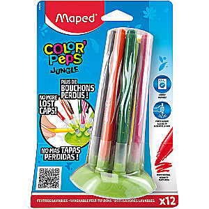 Фломастеры MAPED ColorPeps Jungle Innovation 12 цветов