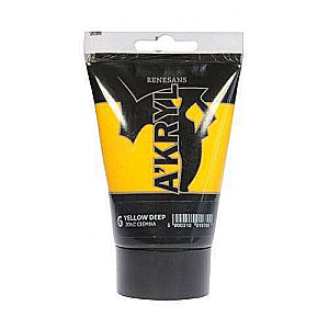 Краска акриловая Nr.6, 100ml, (YELLOW DEEP)