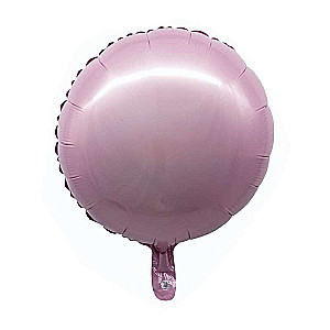 Balon foliowy 18 Okrągły różowy, 34cm