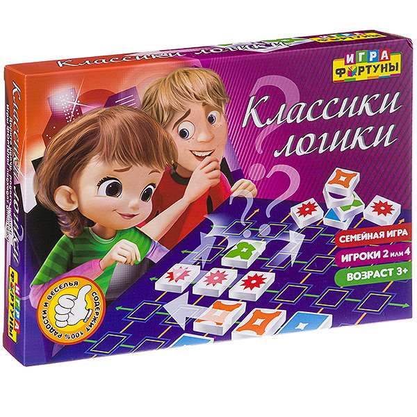 Настольная семейная игра - Классики логики