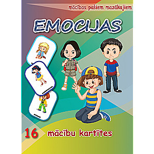 Mācību kartītes – EMOCIJAS ( LV )