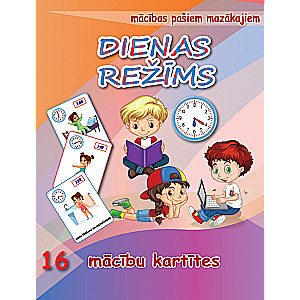 Mācību kartītes – DIENAS REŽĪMS ( LV )