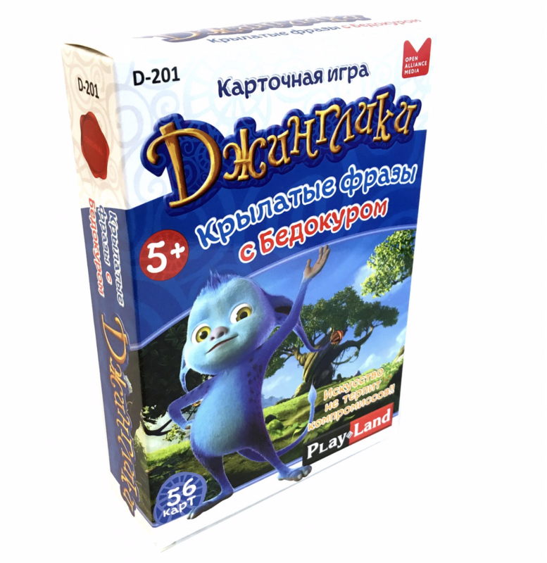 Карточная игра Джинглики. Крылатые фразы с Бедокуром Play Land