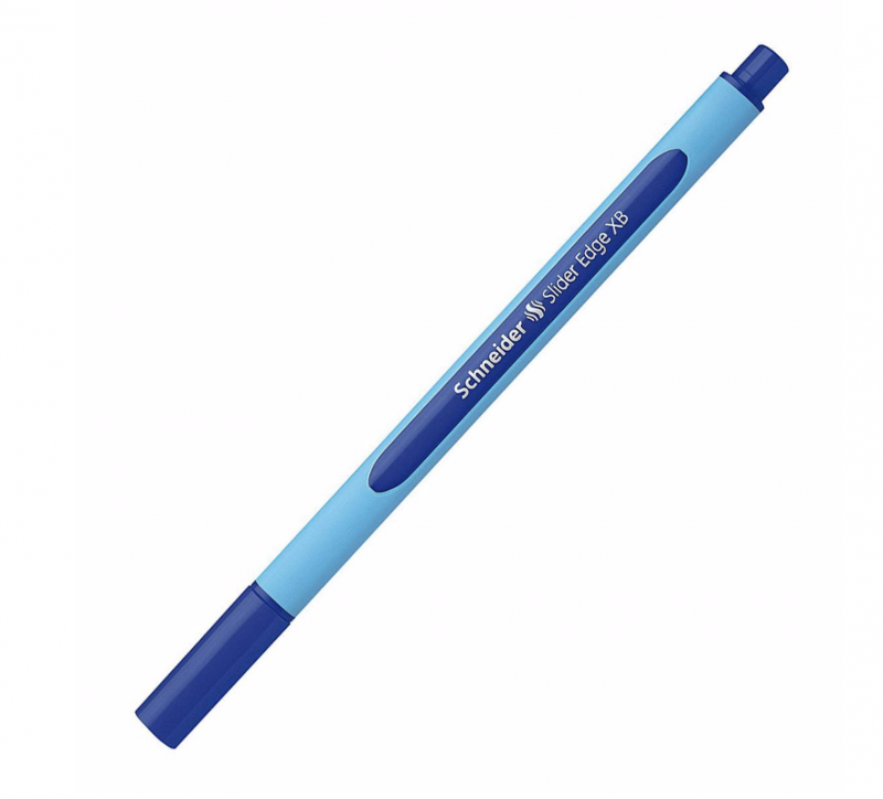  Ручка шариковая Slider Edge, XB - 1,0 мм  Ручка шариковая Slider Edge, XB - 1,0 мм, синий цвет чернил