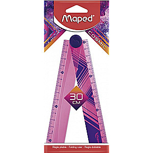 Линейка MAPED Cosmic 15-30 см складная