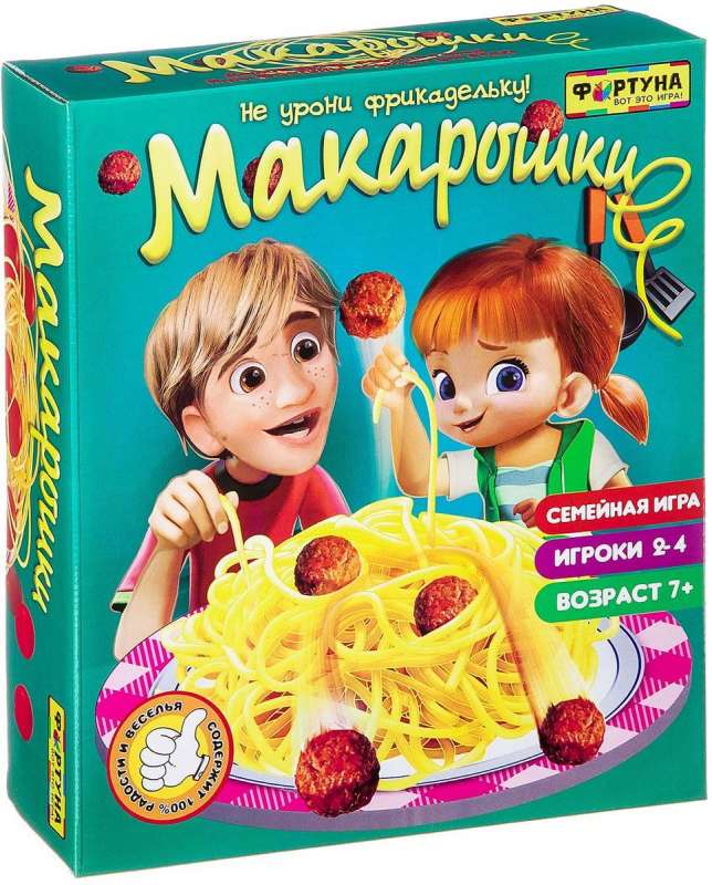 Настольная семейная игра Макарошки