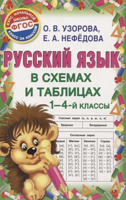 Русский язык в схемах и таблицах. 1-4 класс