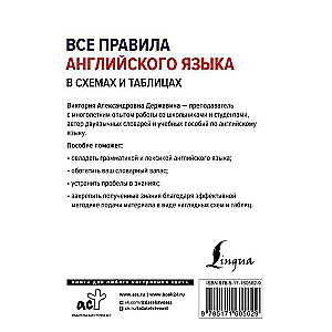 Все правила английского языка в схемах и таблицах