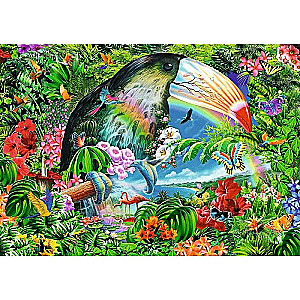 Пазл 1040 Trefl: Tropical animals