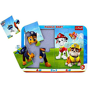 Пазл Baby Frame 2in1 Trefl: Paw Patrol