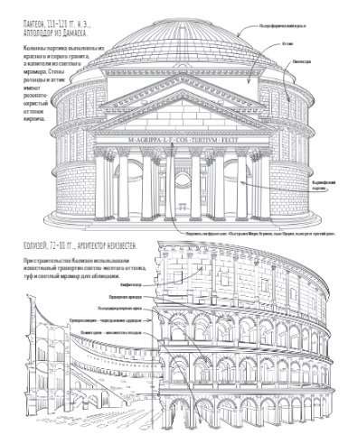Архитектура. Атлас-раскраска