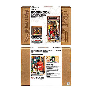 3D складная миниатюра ROBOTIME - Book Nook Shelf Insert Kit 