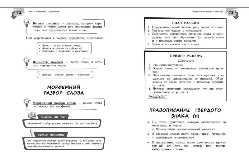 Справочник по русскому языку для 5-9 классов