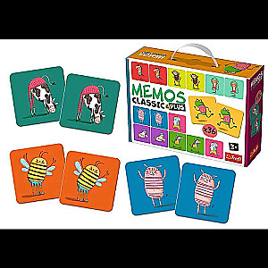 Настольная игра - Memo Classic Plus. Звуки и движения