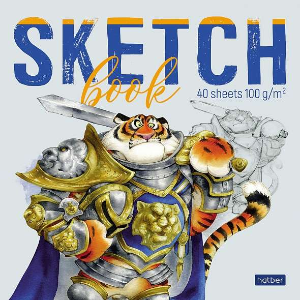 Premium Блокнот SketchBook 40л А5ф 165х165мм 