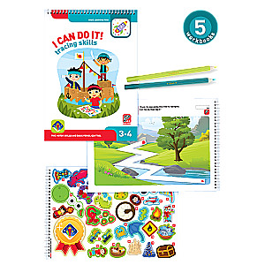 I Can Do It! Activity pack for children aged 3-4 Я могу! Комплект из 5 тетрадей. 3-4 года