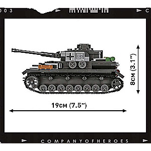 Конструктор - COBI Ranzer IV AUSF.G, 610 дет.