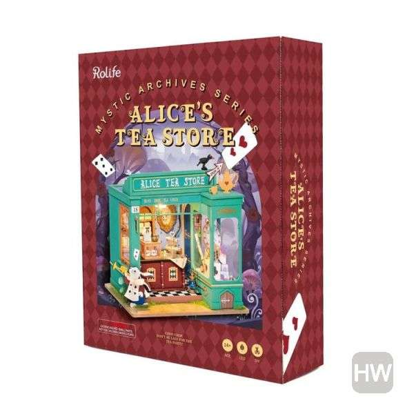 3D складная миниатюра ROBOTIME  Alice Tea Store