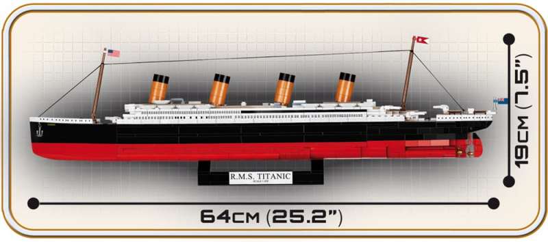 Конструктор - COBI R.M.S. Титаник, 960 деталей