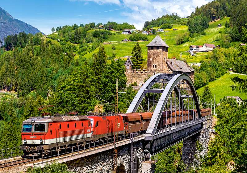 Пазл Train on the Bridge 500 дет.