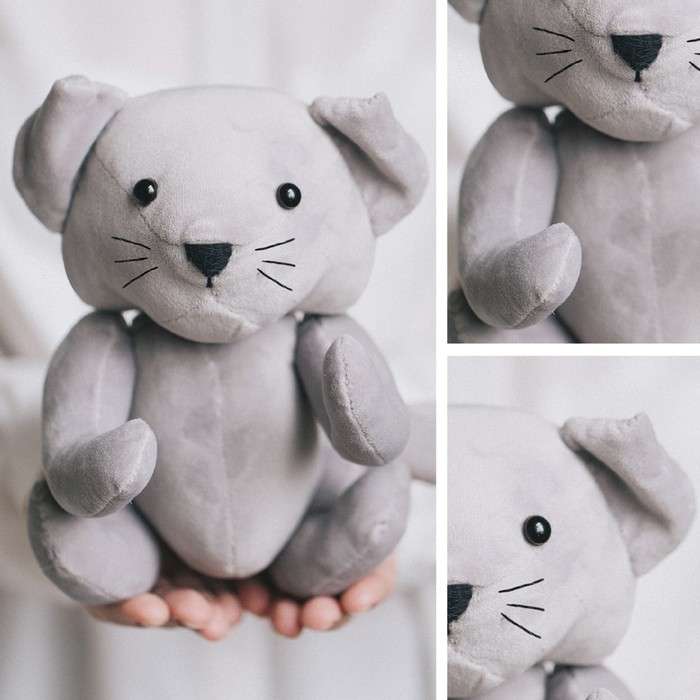 Мягкая игрушка -Плюшевый котик Вилли, набор для шитья