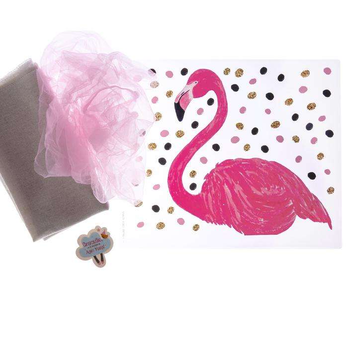 Интерьерная подушка -Фламинго, набор для шитья