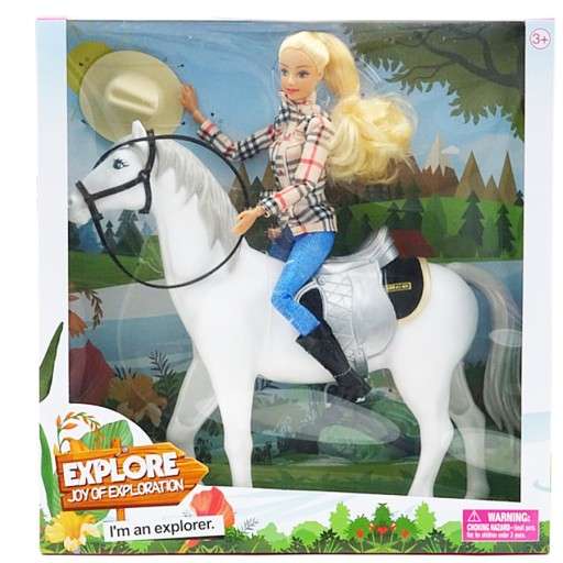 Кукла с аксессуарами Defa Lucy С лошадью