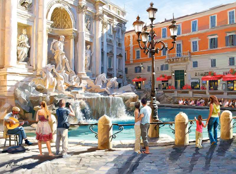 Пазл 3000. THE Trevi FOUNTAIN 