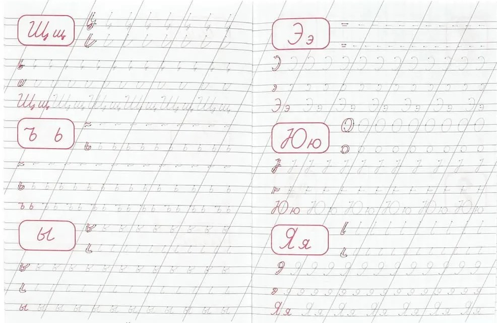 Пишем буквы и цифры. Каллиграфическая пропись. 145х195 мм. Скрепка. 16 стр.