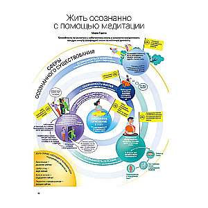 Осознанность. Mindfulness. Визуальный гид по развитию осознанности и медитации на основе 12 бестселлеров